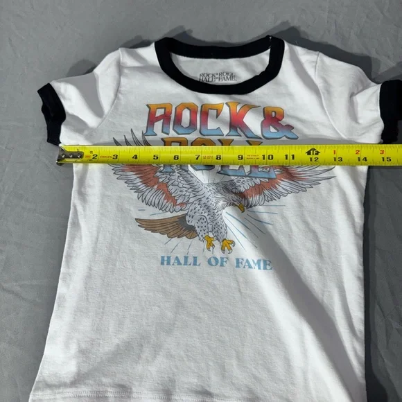 Hall of Fame Kids T-Shirt - White & Black - Picture 2 of 4